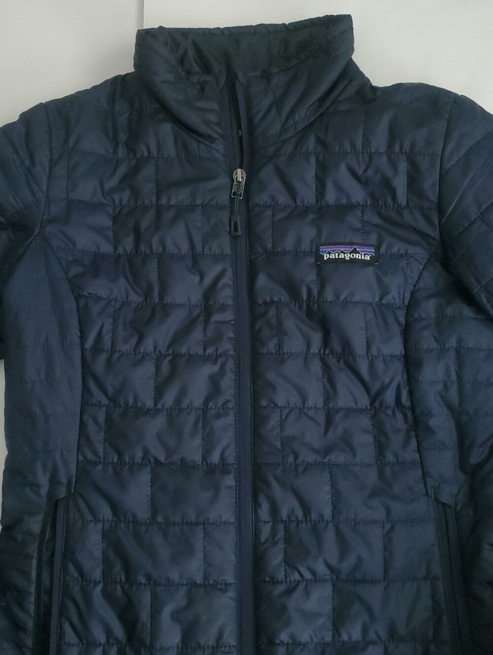 Patagonia Nano Puff Ultralight Puffer Jacket Quilted Navy Blue Women’s Size XS - Picture 3 of 12